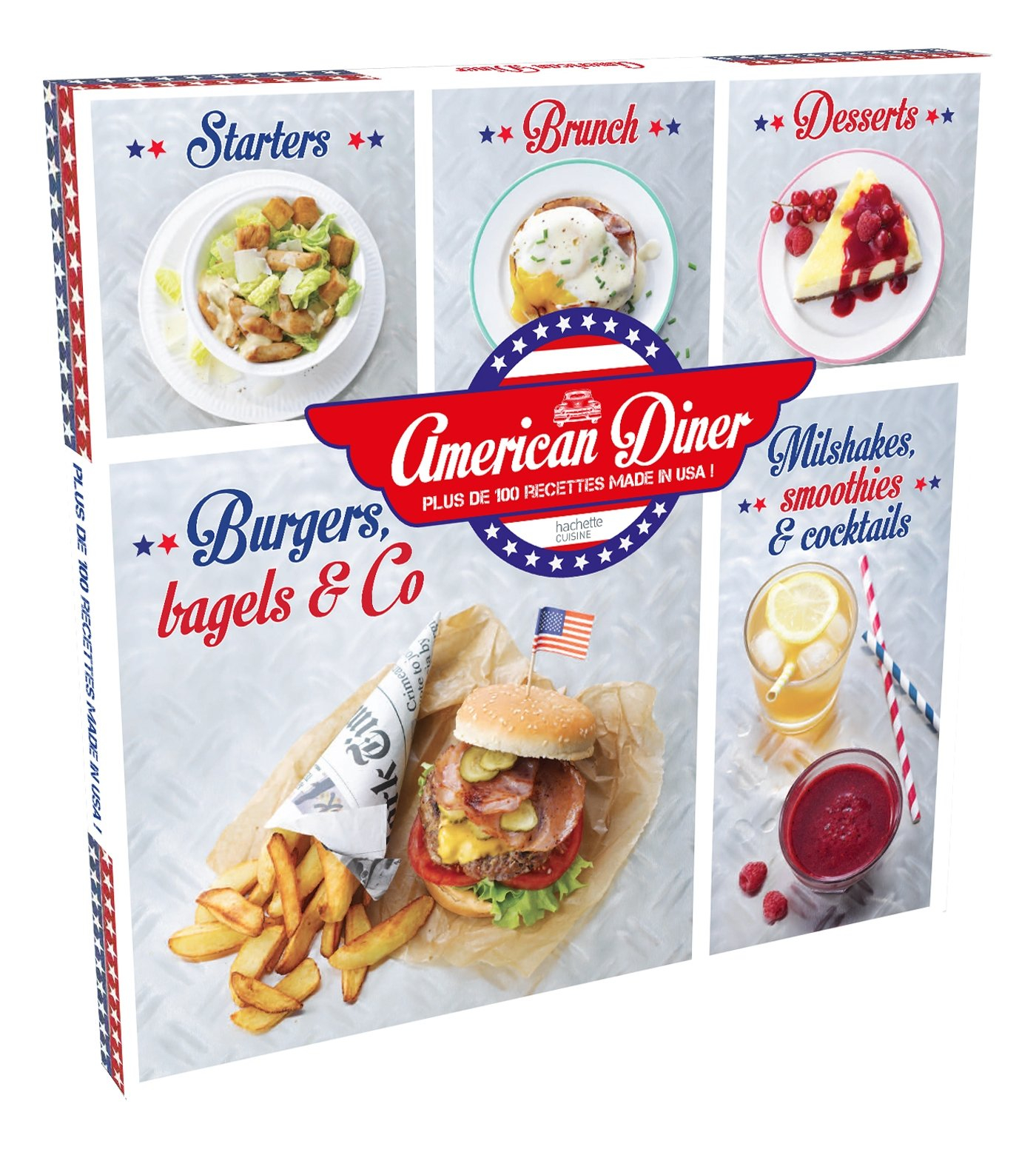 American diner : plus de 100 recettes made in USA !