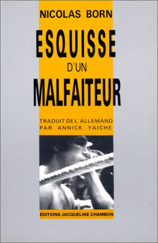 Esquisse d'un malfaiteur