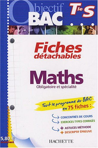 Maths obligatoire et spécialité, terminale S