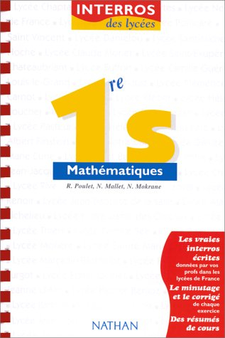 interros lycée, mathématiques niveau première s