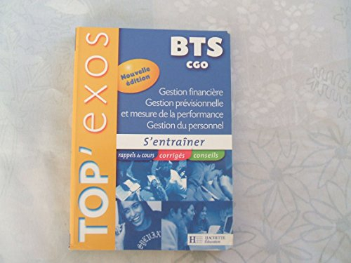 Gestion financière, gestion prévisionnelle et mesure de la performance, gestion du personnel, BTS CG