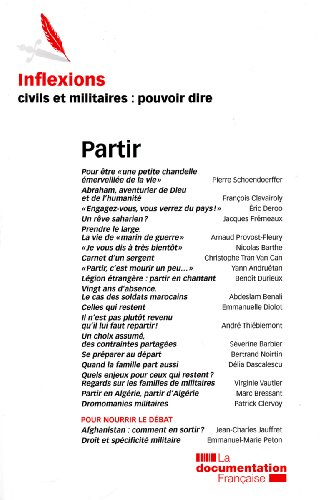 Inflexions, n° 18. Partir