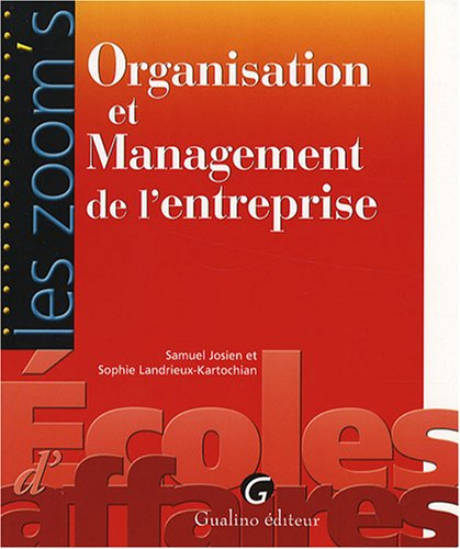 Organisation et management de l'entreprise