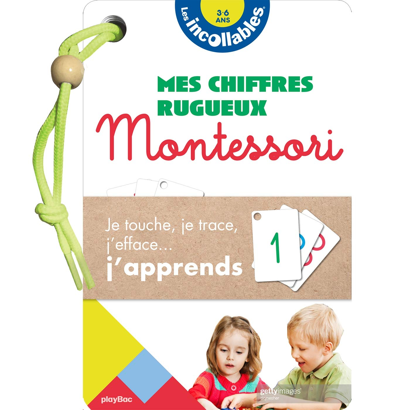 Mes chiffres rugueux Montessori : je touche, je trace, j'efface... j'apprends