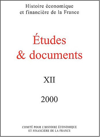 Etudes et documents. Vol. 12. 2000