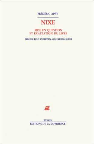 Nixe : mise en question et exaltation du livre