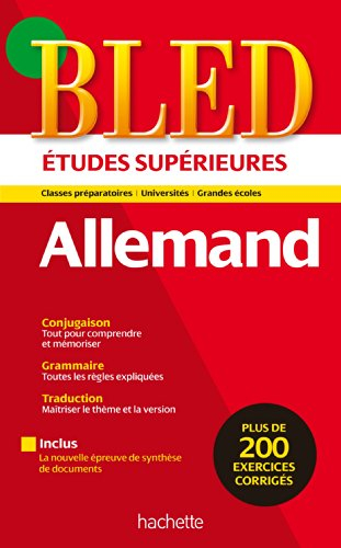 Bled allemand : conjugaison, grammaire, traduction