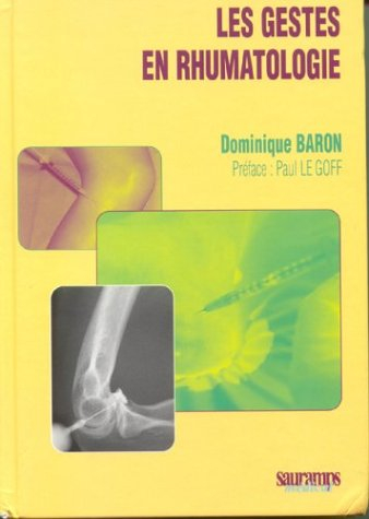 Les gestes en rhumatologie