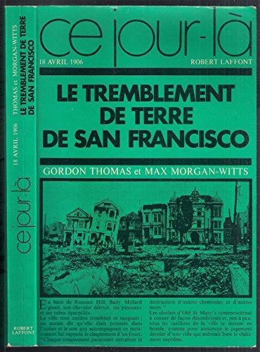 le tremblement de terre de san francisco.