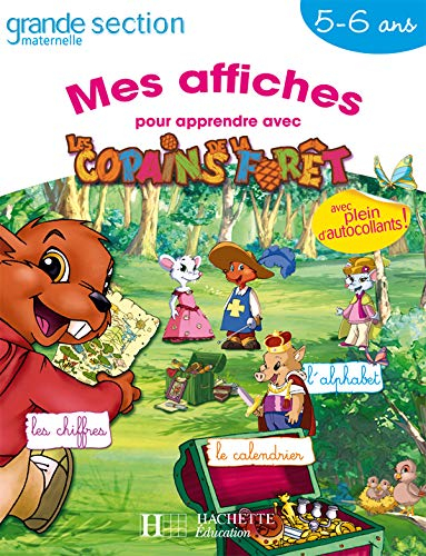 Mes affiches pour apprendre avec Les copains de la forêt : maternelle grande section, 5-6 ans