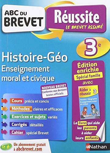 Histoire géo, enseignement moral et civique 3e : nouveau brevet