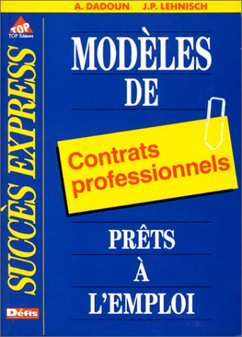Modèles de contrats professionnels prêts à l&#039;emploi