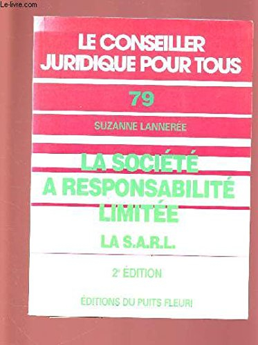 la société à responsabilité limitée, la sarl