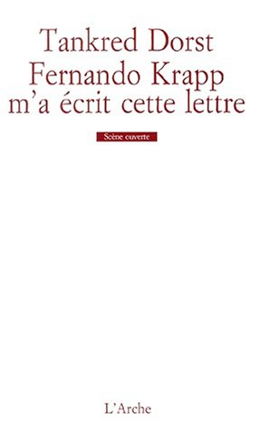 Fernando Krapp m'a écrit cette lettre