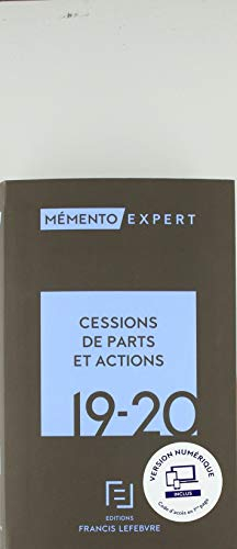 Cessions de parts et actions 19-20
