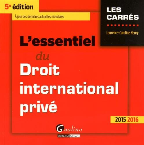 L'essentiel du droit international privé