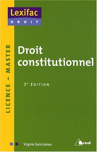Droit constitutionnel : licence, master