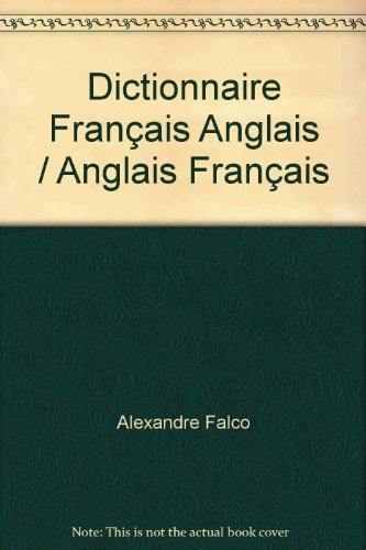 dictionnaire français-anglais, anglais-français