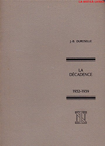 Politique étrangère de la France. La décadence : 1932-1939