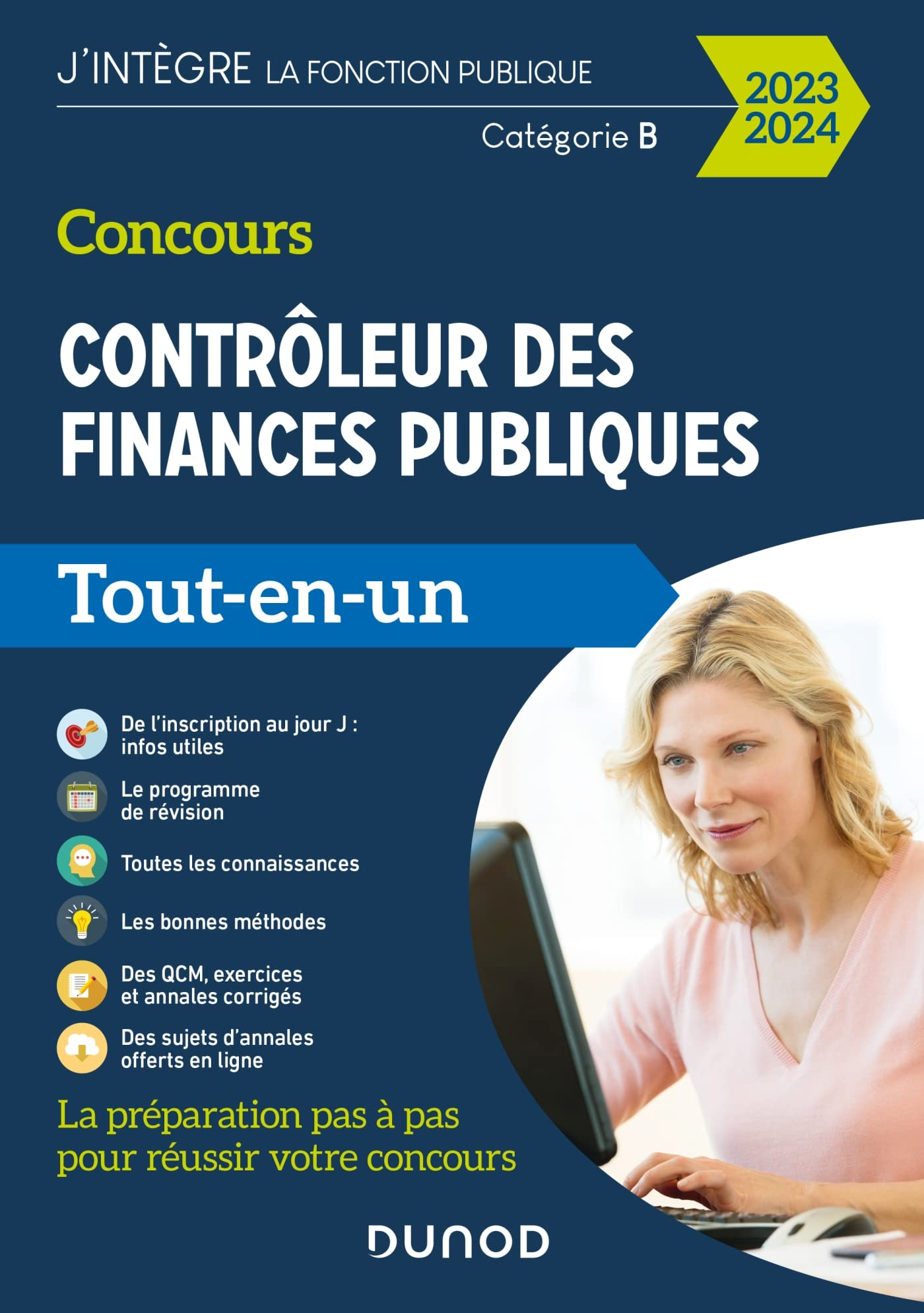 Contrôleur des finances publiques : catégorie B : tout-en-un, concours 2023-2024