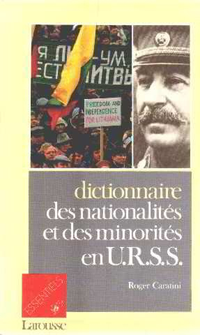 dictionnaire des nationalités et des minorités en urss