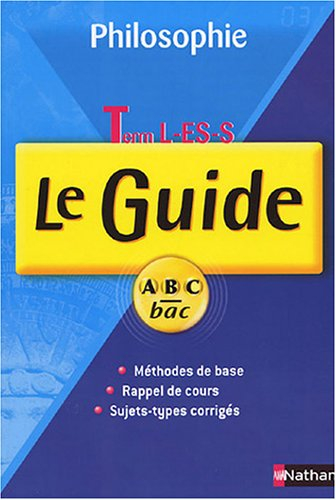 Philosophie terminales L, ES, S