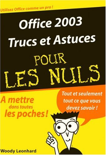 Office 2003 Trucs et astuces pour les nuls