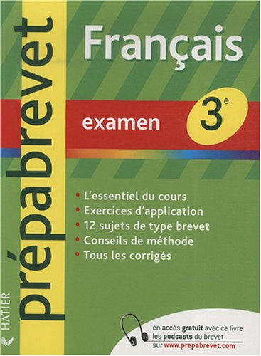 Français 3e : examen
