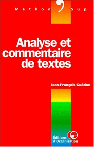 Analyse et commentaire de texte