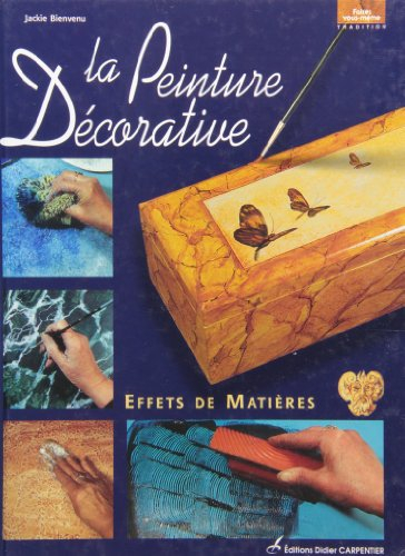 La peinture décorative : effets de matières