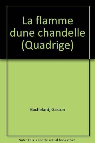 flamme d'une chandelle (la)