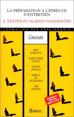 preparation epreuve entretien ne 00    (ancienne edition)