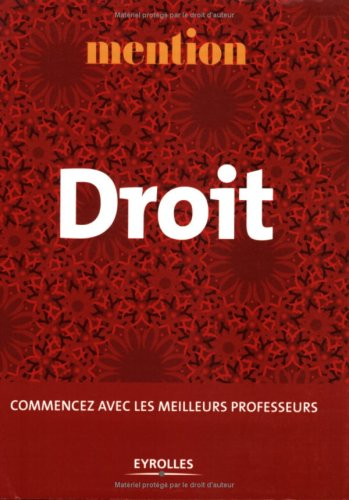 Droit : commencez avec les meilleurs professeurs