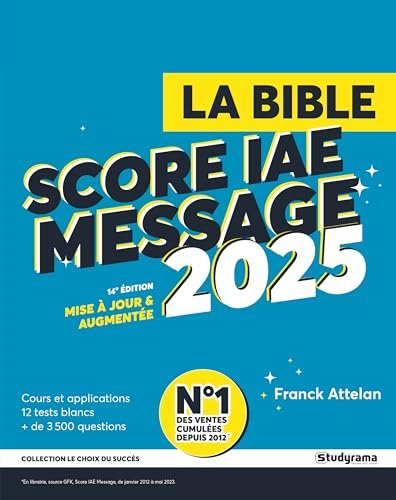 La bible Score IAE Message : 2025