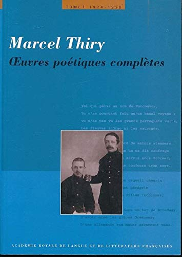 Oeuvres poétiques complètes. Vol. 1. 1924-1938