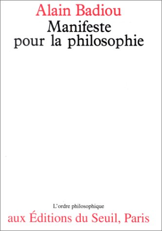 Manifeste pour la philosophie