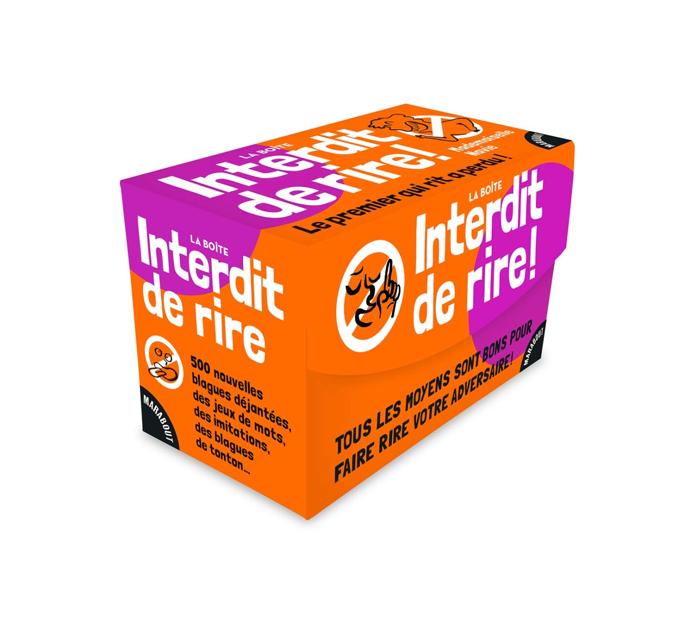 La boîte Interdit de rire ! : le premier qui rit a perdu !