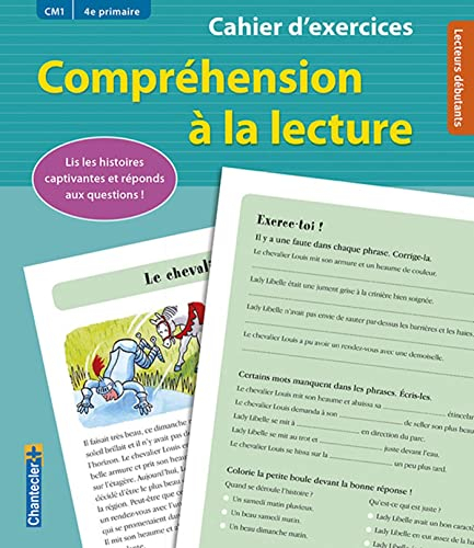 Compréhension à la lecture, CM1, 4e primaire, lecteurs débutants : cahier d'exercices : lis les peti