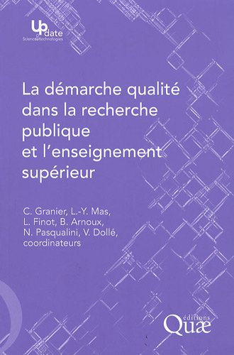 La démarche qualité dans la recherche publique et l'enseignement supérieur