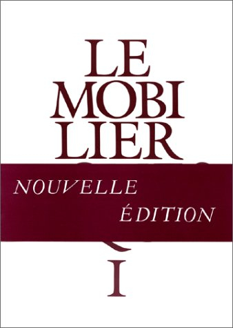 Le mobilier domestique: Vocabulaire typologique
