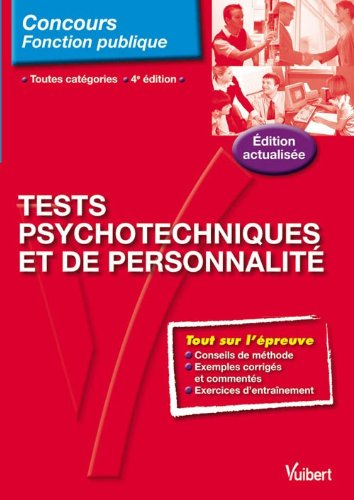 Tests psychotechniques et de personnalité : toutes catégories