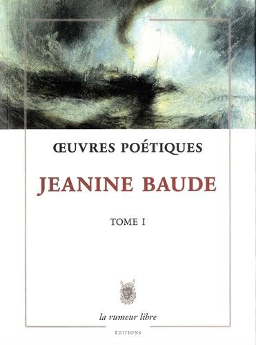 Oeuvres poétiques. Vol. 1