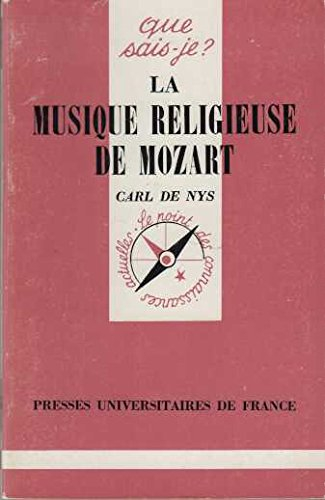 La Musique religieuse de Mozart