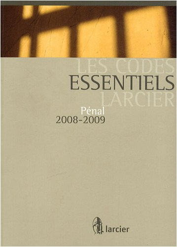 Pénal 2008-2009