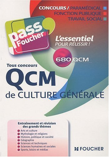 QCM de culture générale : tous concours