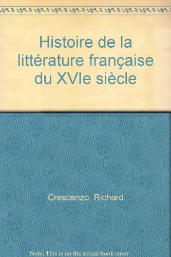 Histoire de la littérature française du XVIe siècle