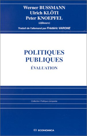 Politiques publiques, évaluation