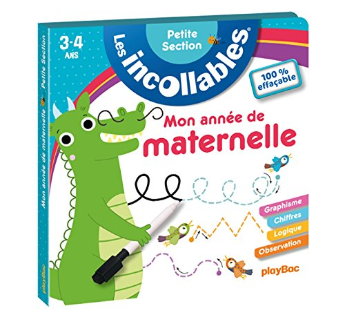 Mon année de maternelle petite section 100 % effaçable, 3-4 ans