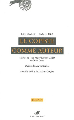 Le copiste comme auteur