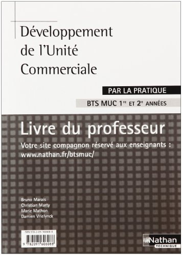 developpement de l'unité commerciale bts muc (par la pratique) professeur 2008